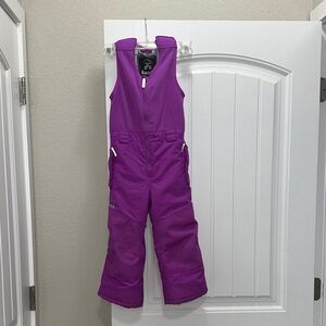 Kamik Kids Bright Purple Overalls Snowsuit